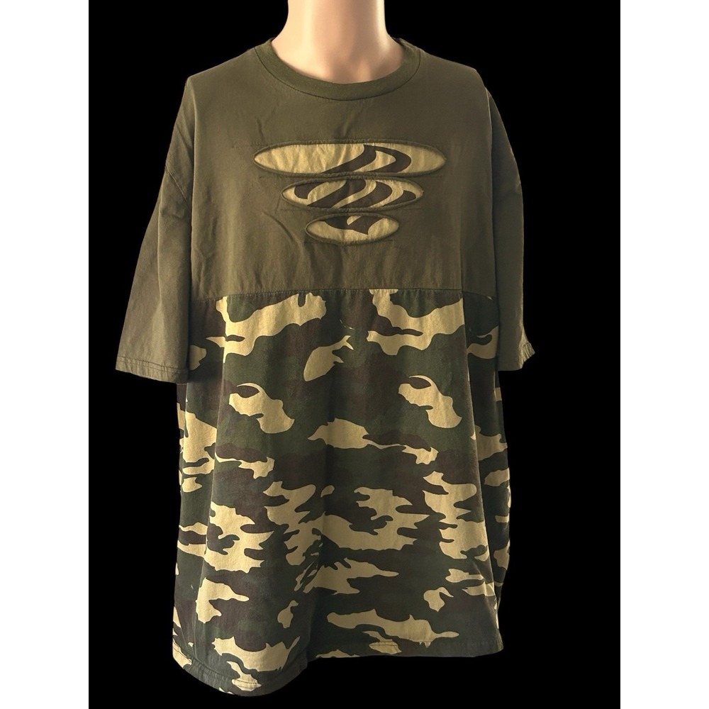 Rocawear Camouflage‎ T-Shirt Mens 3XL Short Sleeve Camo Shirt